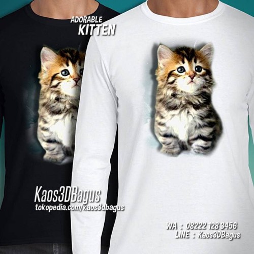 Detail Baju Kaos Gambar Kucing Nomer 37