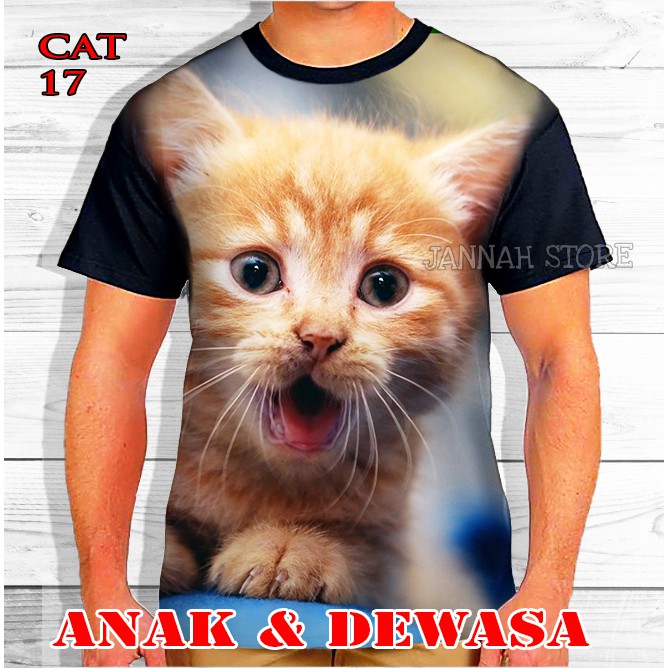 Detail Baju Kaos Gambar Kucing Nomer 53