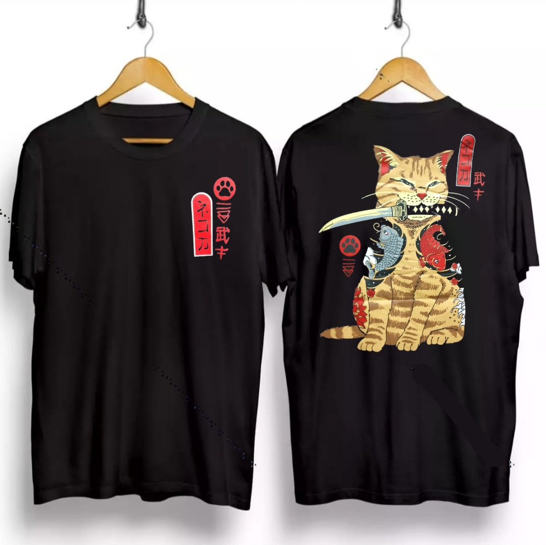 Detail Baju Kaos Gambar Kucing Nomer 57