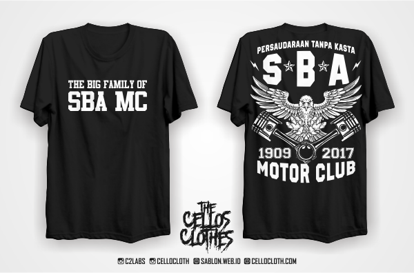 Detail Baju Kaos Komunitas Keren Nomer 6