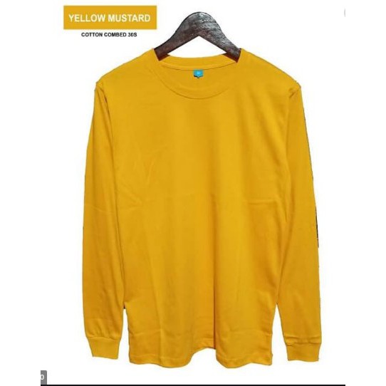 Baju Kaos Kuning Lengan Panjang - KibrisPDR