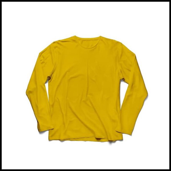 Detail Baju Kaos Kuning Lengan Panjang Nomer 13