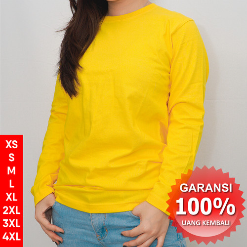 Detail Baju Kaos Kuning Lengan Panjang Nomer 22