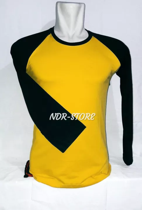 Detail Baju Kaos Kuning Lengan Panjang Nomer 23