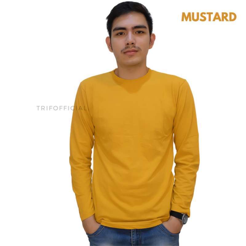 Detail Baju Kaos Kuning Lengan Panjang Nomer 28