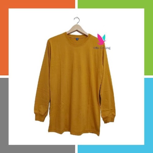 Detail Baju Kaos Kuning Lengan Panjang Nomer 30