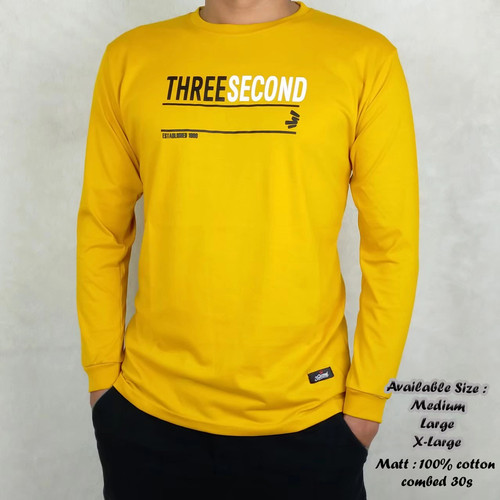 Detail Baju Kaos Kuning Lengan Panjang Nomer 35