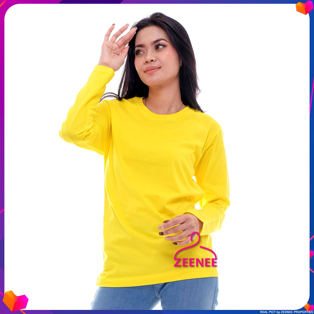 Detail Baju Kaos Kuning Lengan Panjang Nomer 39