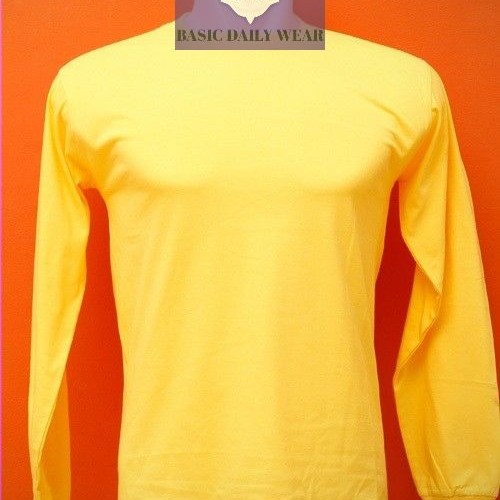Detail Baju Kaos Kuning Lengan Panjang Nomer 45