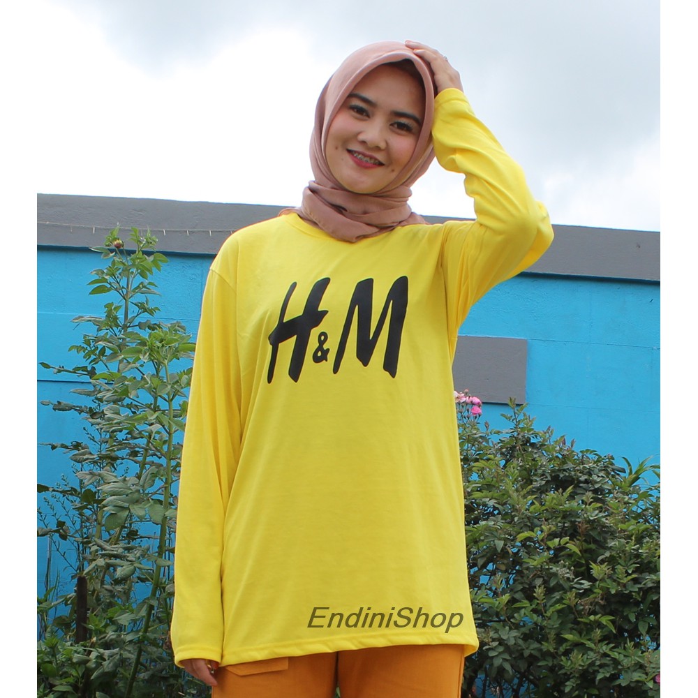 Detail Baju Kaos Kuning Lengan Panjang Nomer 48
