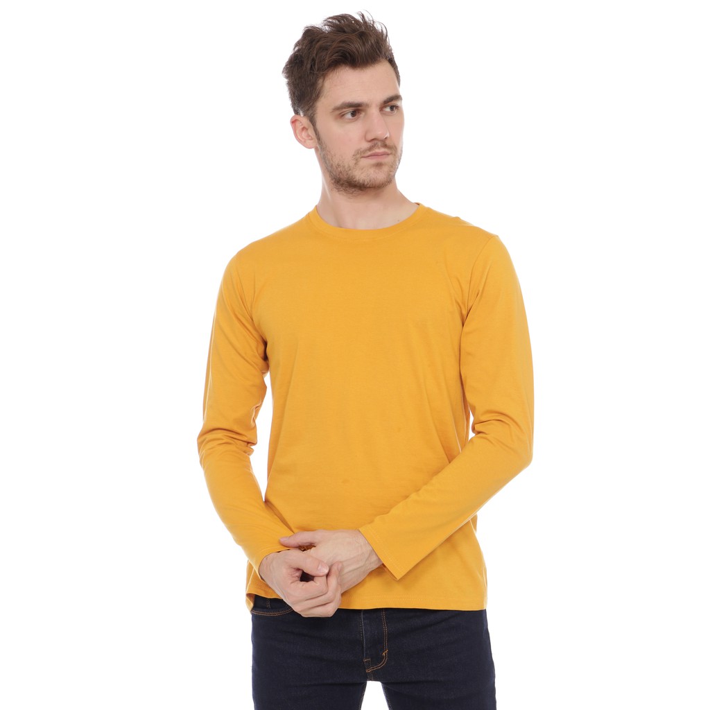 Detail Baju Kaos Kuning Lengan Panjang Nomer 53