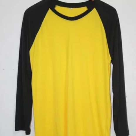 Detail Baju Kaos Kuning Lengan Panjang Nomer 56