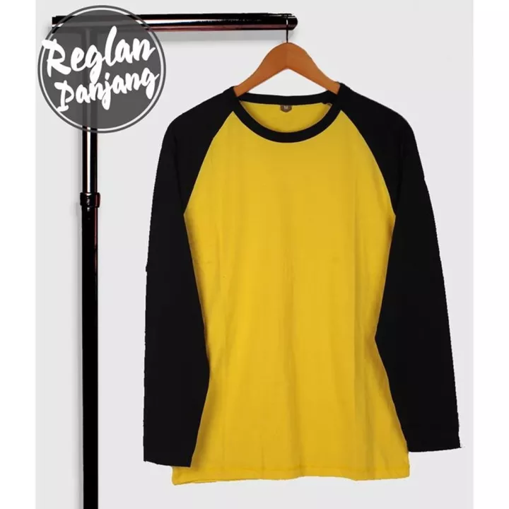 Detail Baju Kaos Kuning Lengan Panjang Nomer 8