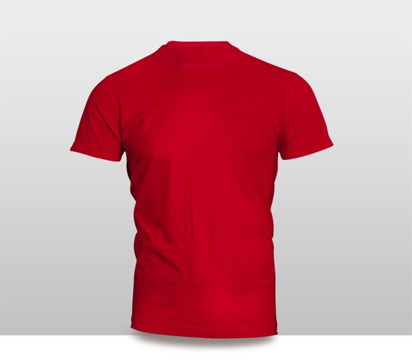 Detail Baju Kaos Merah Polos Nomer 15