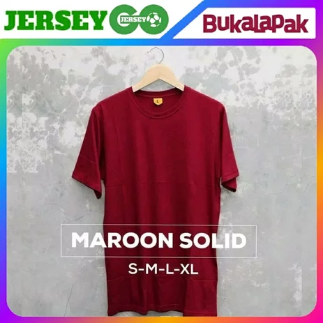 Detail Baju Kaos Merah Polos Nomer 31