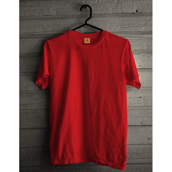 Detail Baju Kaos Merah Polos Nomer 35