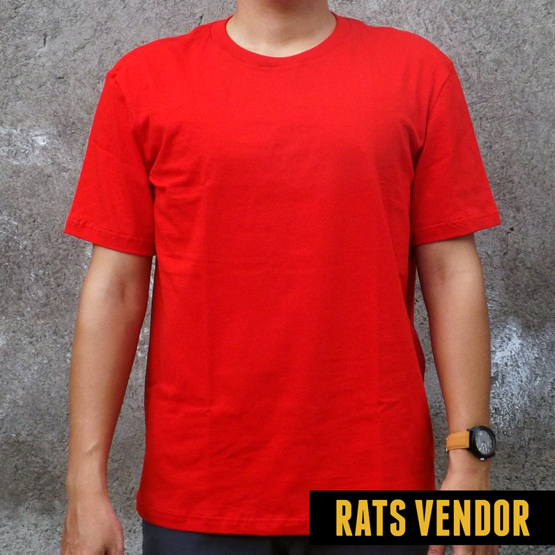 Detail Baju Kaos Merah Polos Nomer 52