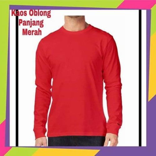 Detail Baju Kaos Merah Polos Nomer 54