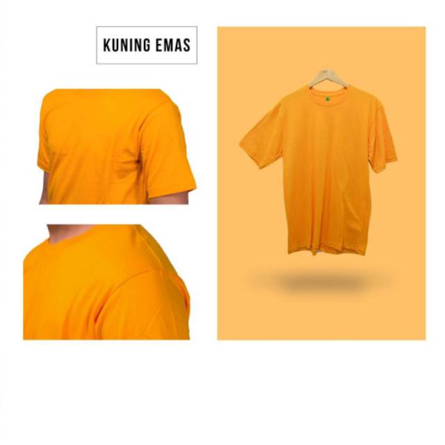 Detail Baju Kaos Pria Warna Kuning Nomer 24