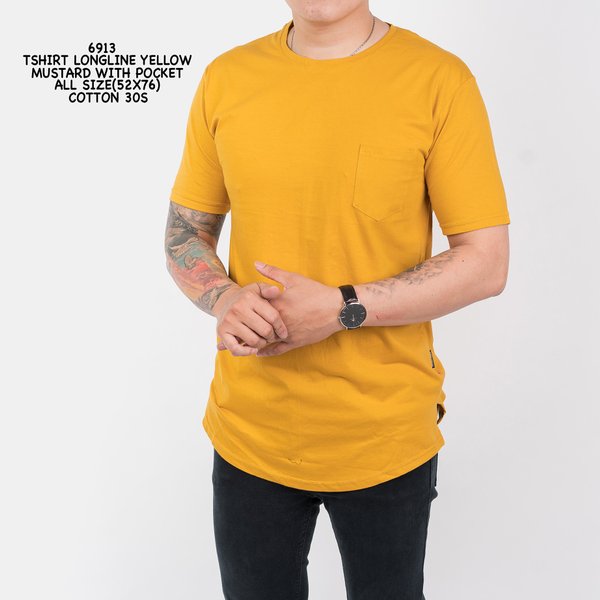 Detail Baju Kaos Pria Warna Kuning Nomer 7