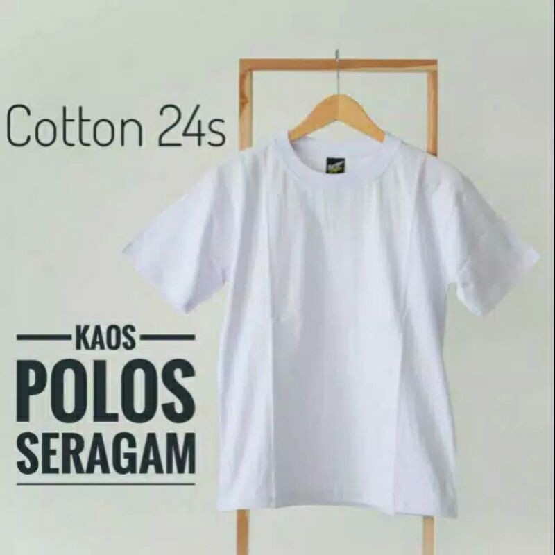 Detail Baju Kaos Putih Polos Nomer 26