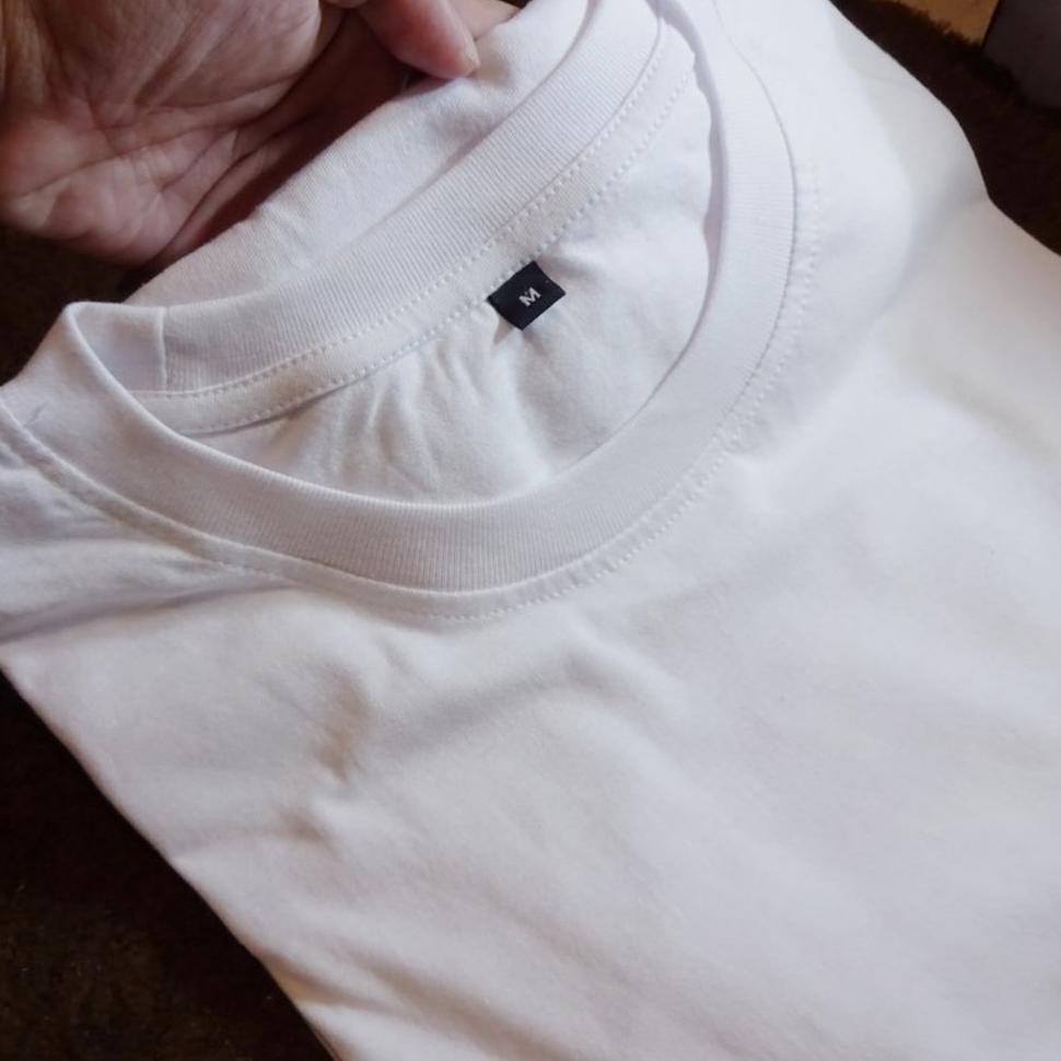 Detail Baju Kaos Putih Polos Lengan Panjang Nomer 16