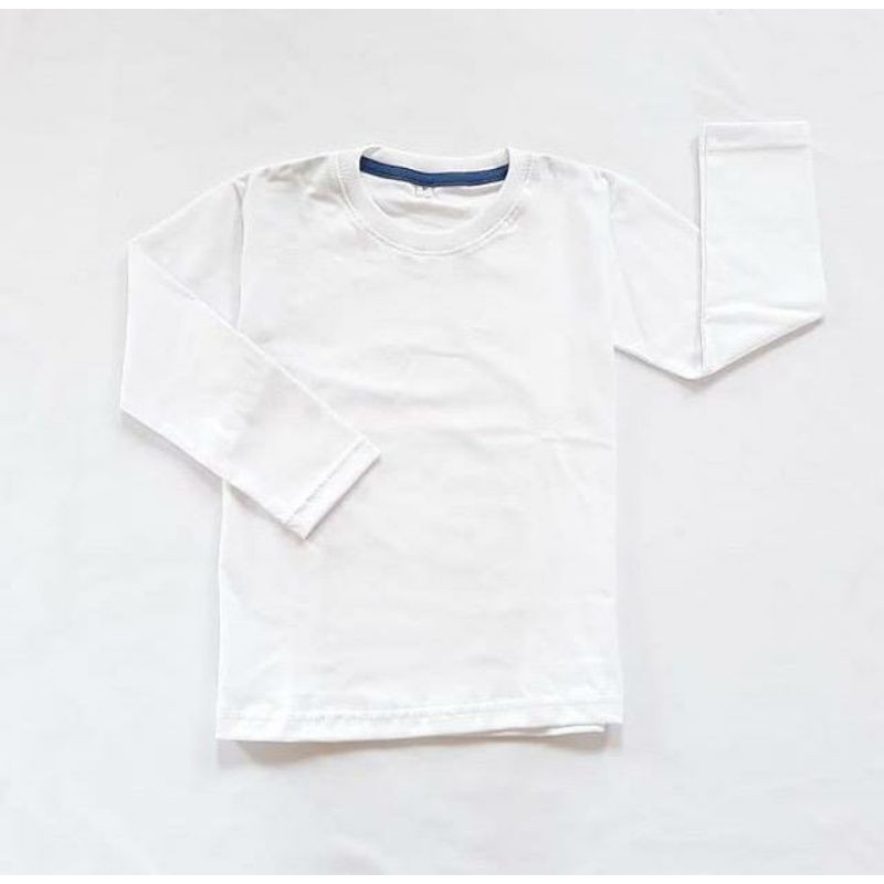 Detail Baju Kaos Putih Polos Lengan Panjang Nomer 29
