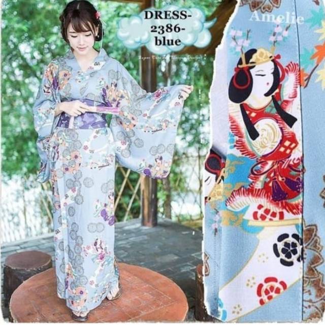 Detail Baju Kimono Jepang Nomer 25