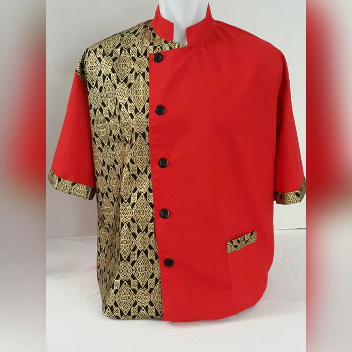 Detail Baju Koki Batik Nomer 17