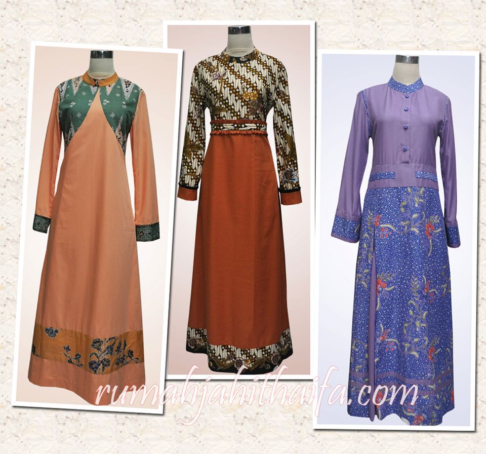 Detail Baju Kombinasi Batik Dan Polos Nomer 6