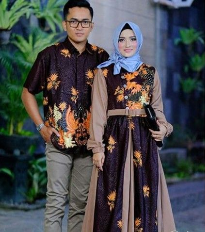 Detail Baju Kombinasi Batik Dan Polos Nomer 52