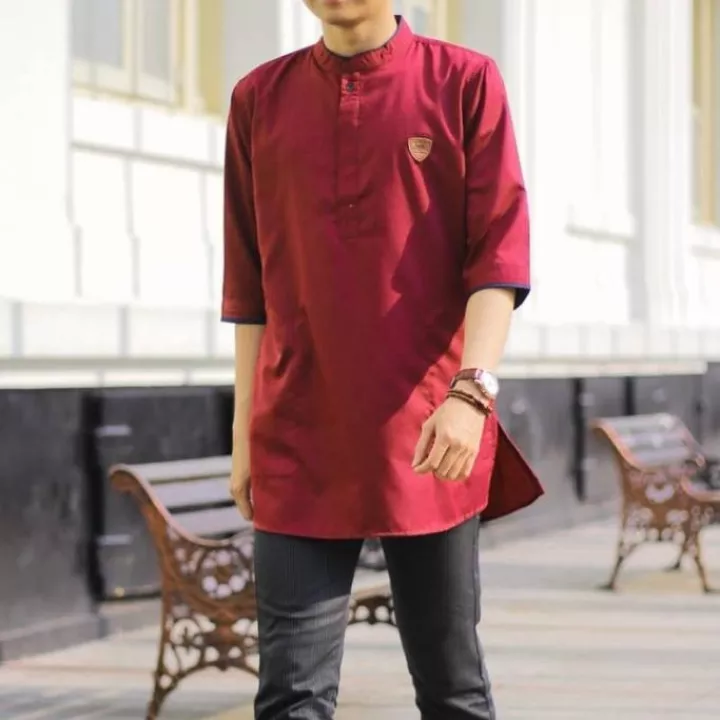 Detail Baju Longline Pria Nomer 58
