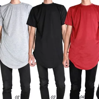 Detail Baju Longline Pria Nomer 8
