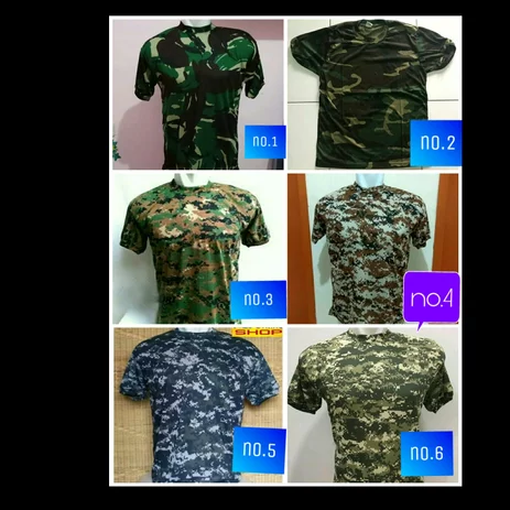 Detail Baju Loreng Nomer 45