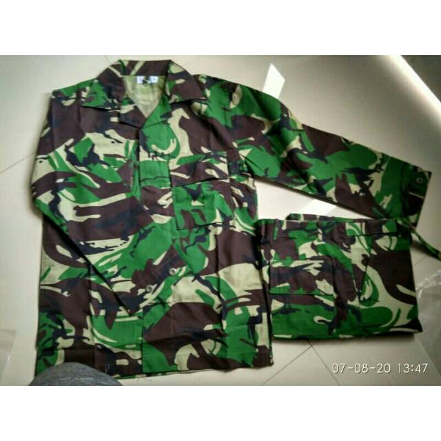 Detail Baju Loreng Tni Au Nomer 27