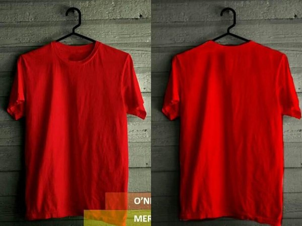 Detail Baju Merah Polos Nomer 17