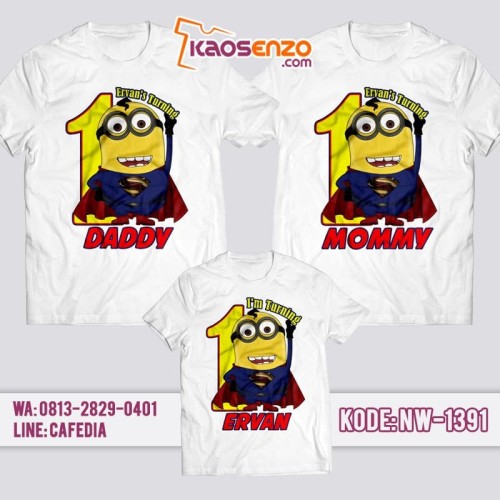 Detail Baju Minion Couple Nomer 22