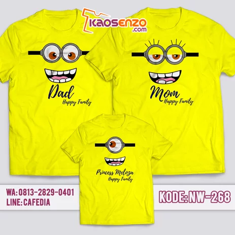 Detail Baju Minion Couple Nomer 34