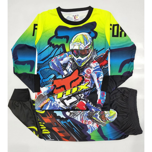 Detail Baju Motor Cross Anak Nomer 49