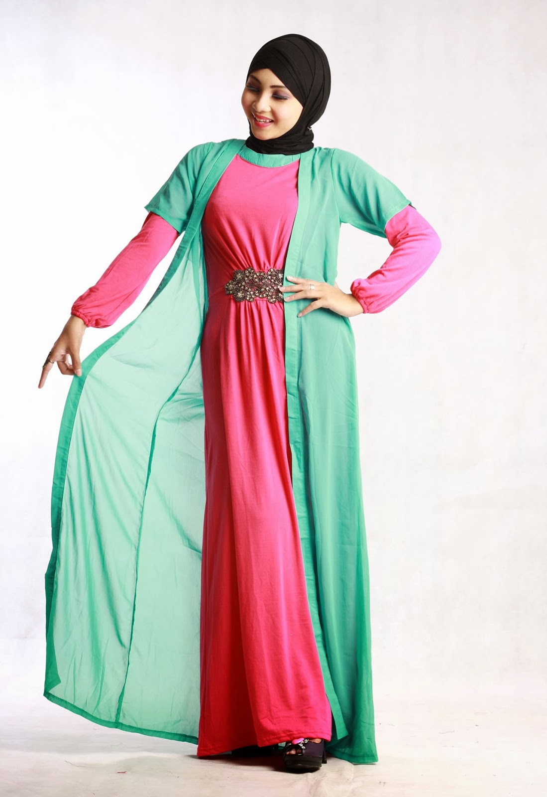 Detail Baju Muslim Wanita Gemuk Nomer 34