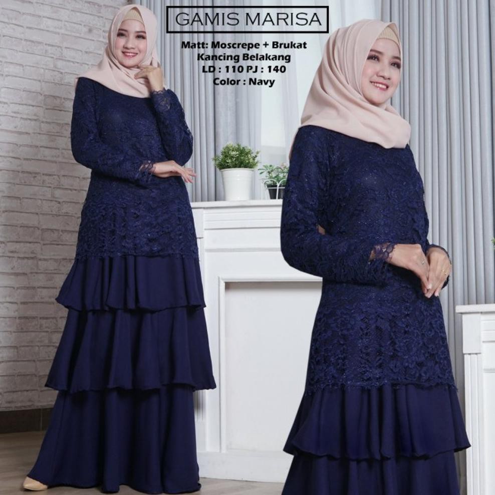 Baju Muslim Warna Biru Dongker - KibrisPDR