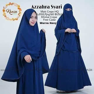 Detail Baju Muslim Warna Biru Dongker Nomer 19