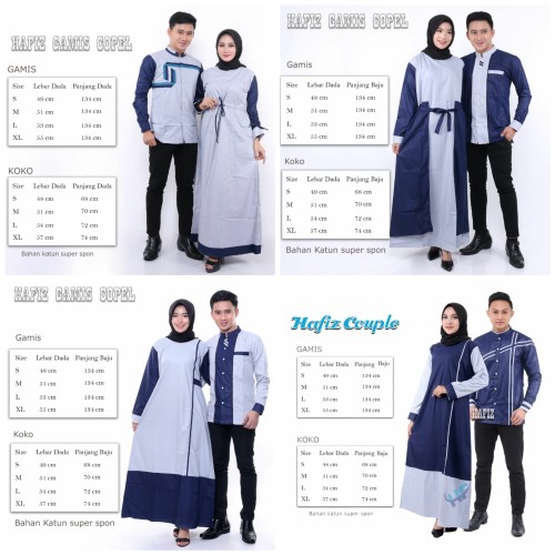 Detail Baju Muslim Warna Biru Dongker Nomer 32