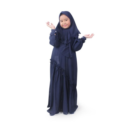 Detail Baju Muslim Warna Biru Dongker Nomer 39