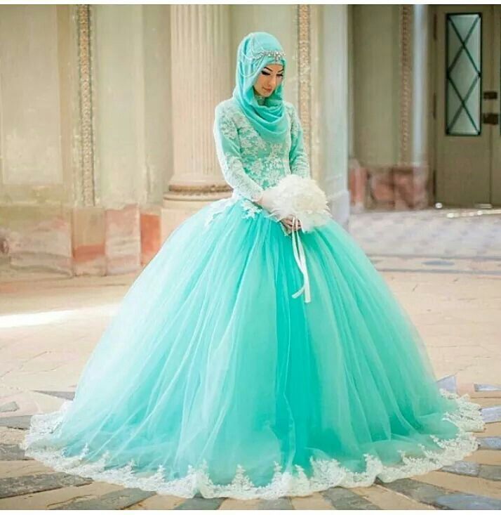 Detail Baju Pengantin Muslimah Mewah Nomer 33