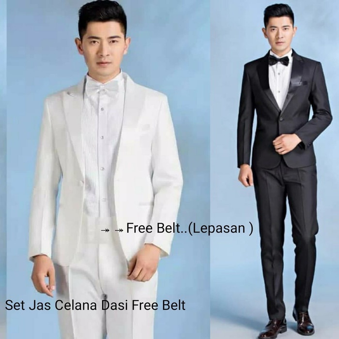 Detail Baju Pengantin Pria Putih Nomer 28