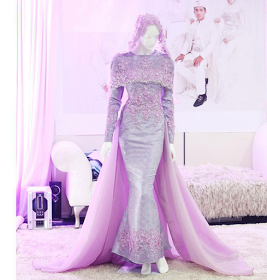 Baju Pengantin Purple Lavender - KibrisPDR