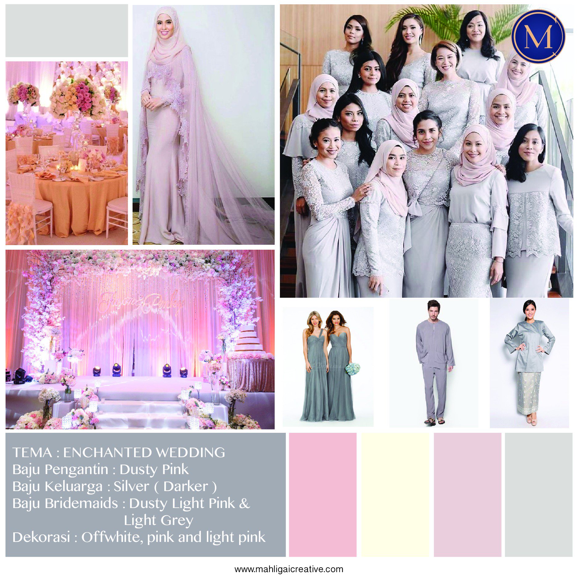 Detail Baju Pengantin Purple Lavender Nomer 52