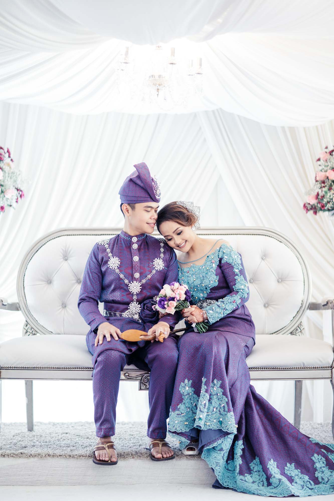 Detail Baju Pengantin Purple Lavender Nomer 54