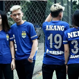 Detail Baju Persib Couple Nomer 12